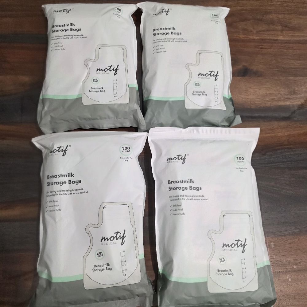Motif Breastmilk Storage Bags - 400 count